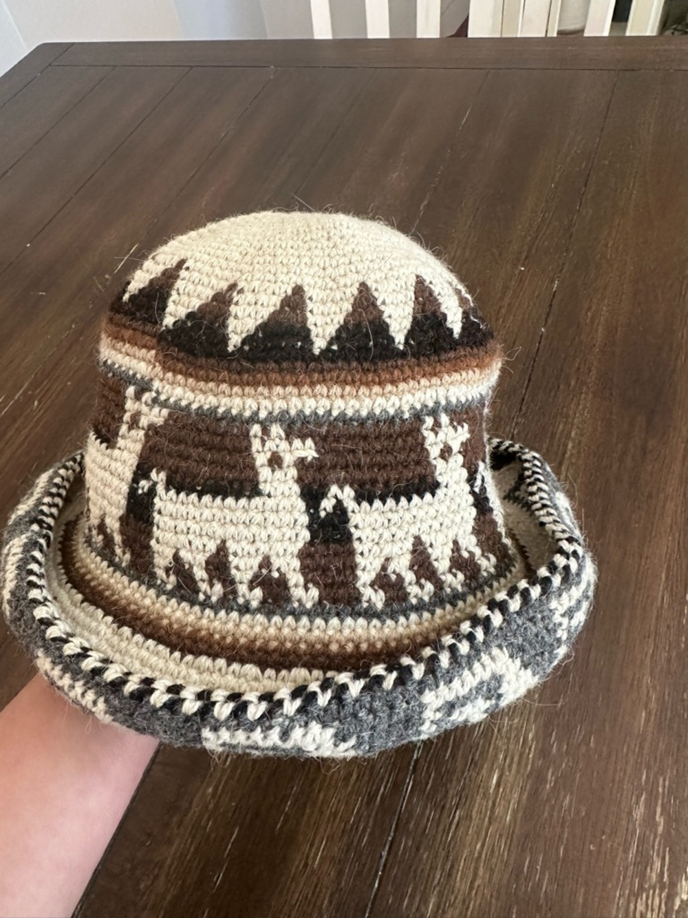 Handmade alpaca hat - Picture 10 of 10
